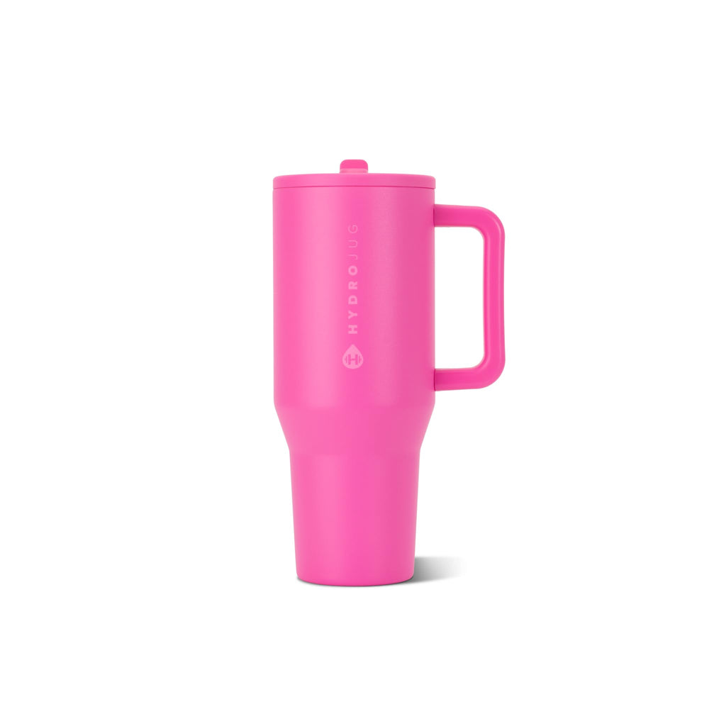 HydroJug Traveler face avant montrant couleur Razzle et design élégant