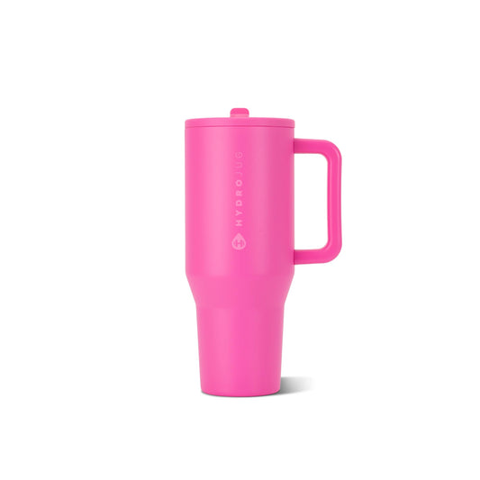 HydroJug Traveler face avant montrant couleur Razzle et design élégant