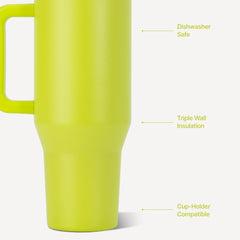 HydroJug Traveler anse ergonomique illustrant prise en main confortable