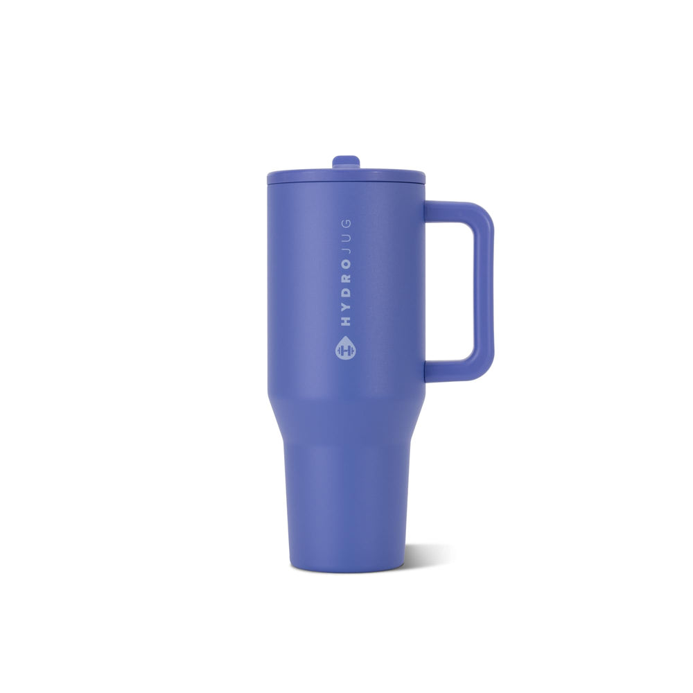 HydroJug Traveler face avant Berry Pop montrant le design et la couleur attrayante
