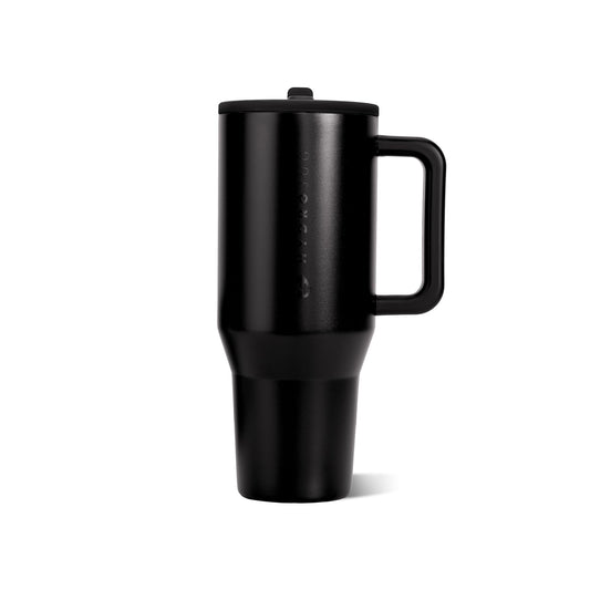 HydroJug face avant noir montrant design solide et fermeture sécurisée