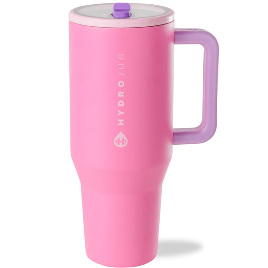 HydroJug Traveler vue avant montrant le design moderne et la poignée pratique