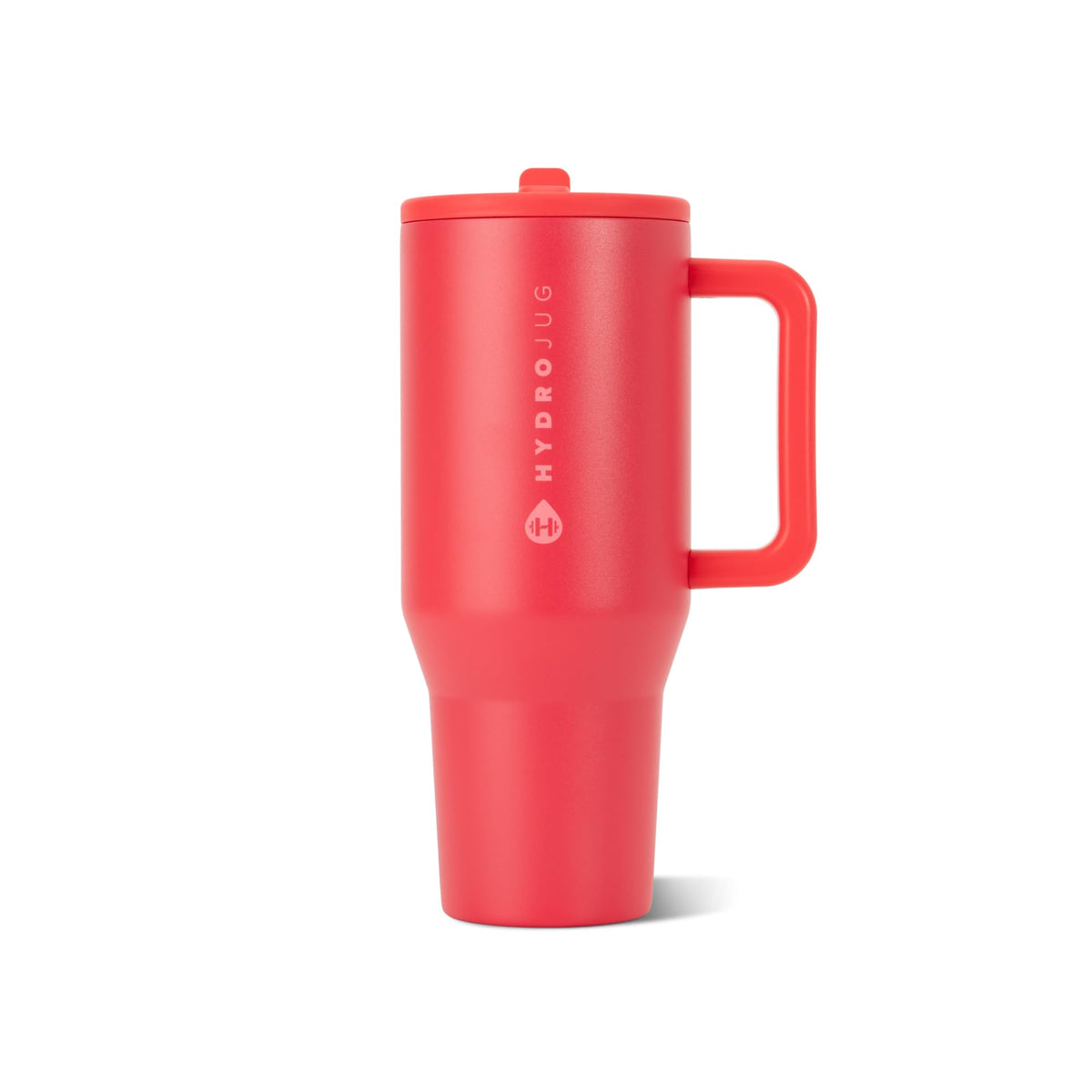 HydroJug Traveler vue de face montrant la couleur Fruit Punch et la capacité