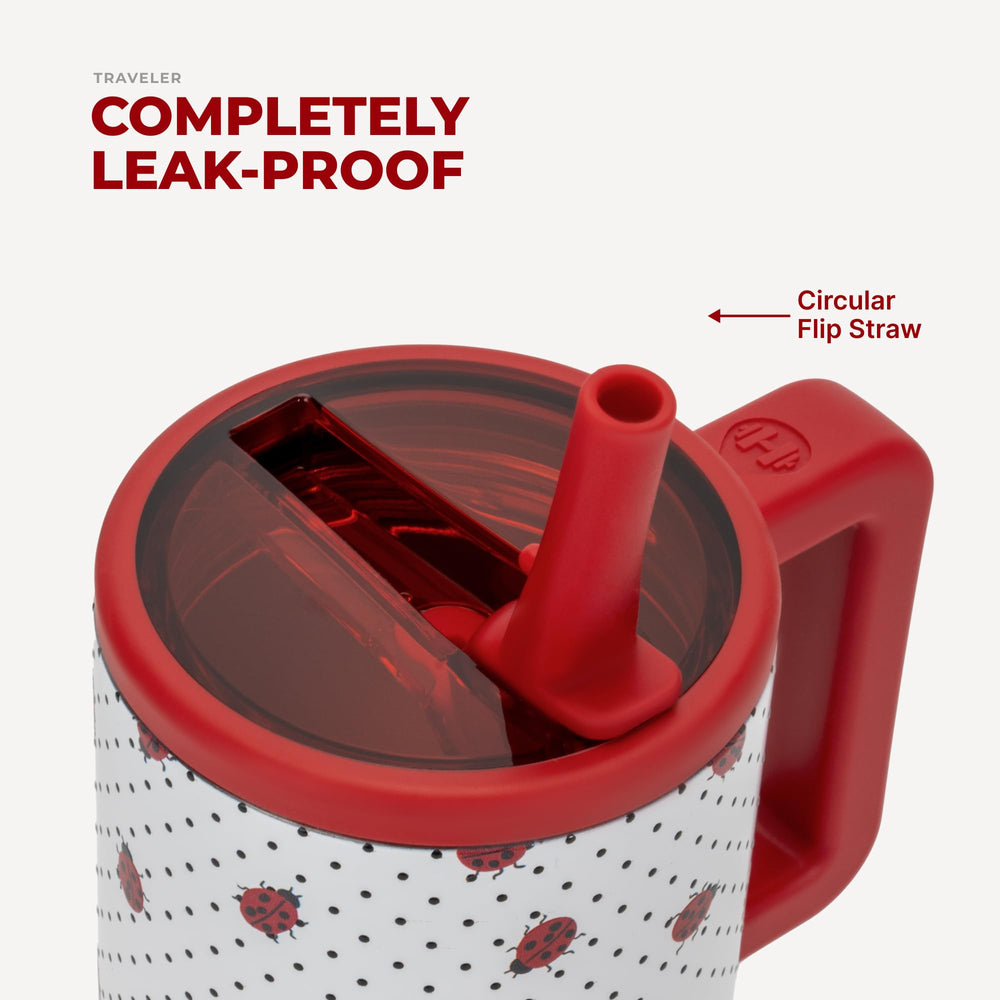 HydroJug Traveler à côté d'une règle pour comparer la taille et la capacité 20oz