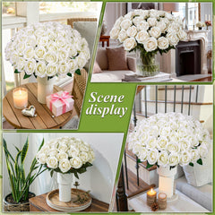 HyeFlora bouquet fait main dans un vase élégant pour réception