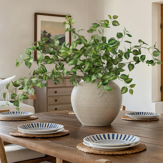 HyeFlora branche d'eucalyptus en gros plan montrant texture réaliste et couleur durable