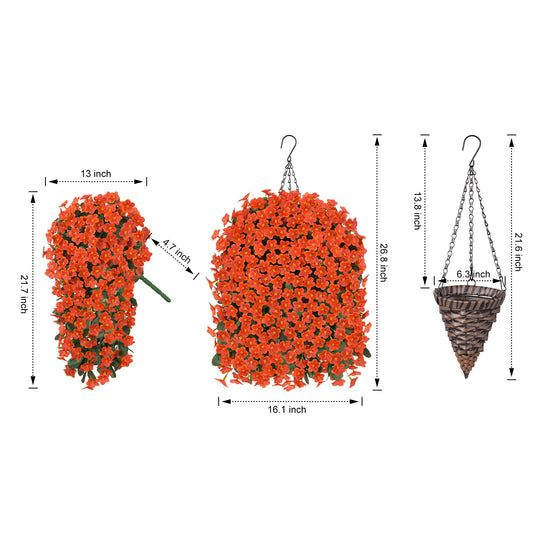 HyeFlora gros plan fleurs orange montrant texture réaliste et beauté