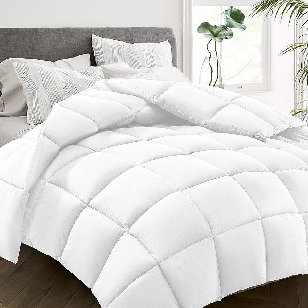 HYLEORY couette face avant montrant finition blanche et confort visuel
