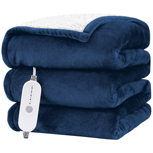 HYLEORY face avant du plaid navy montrant design et confort