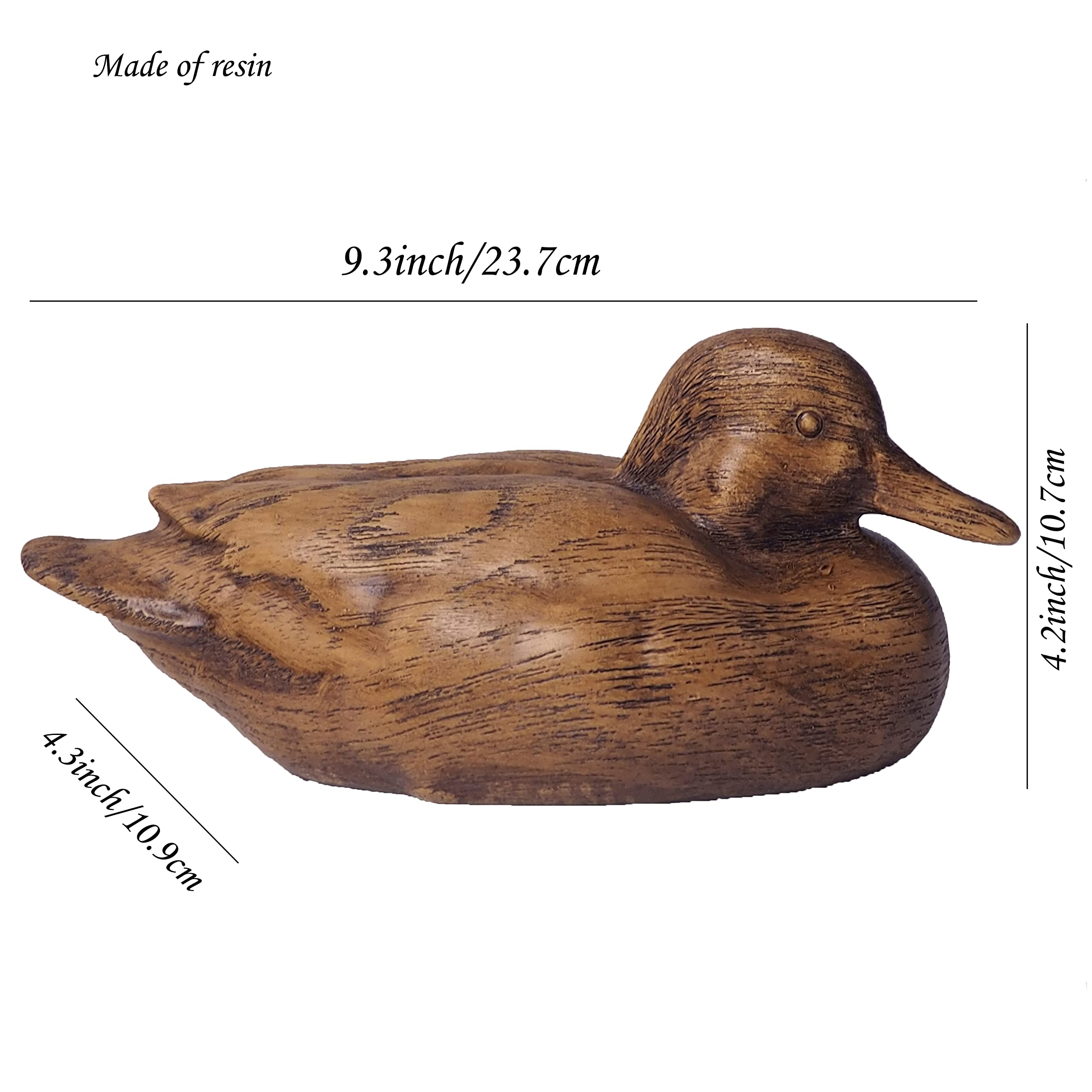 Hymmah canard gros plan texture imitation bois et durabilité