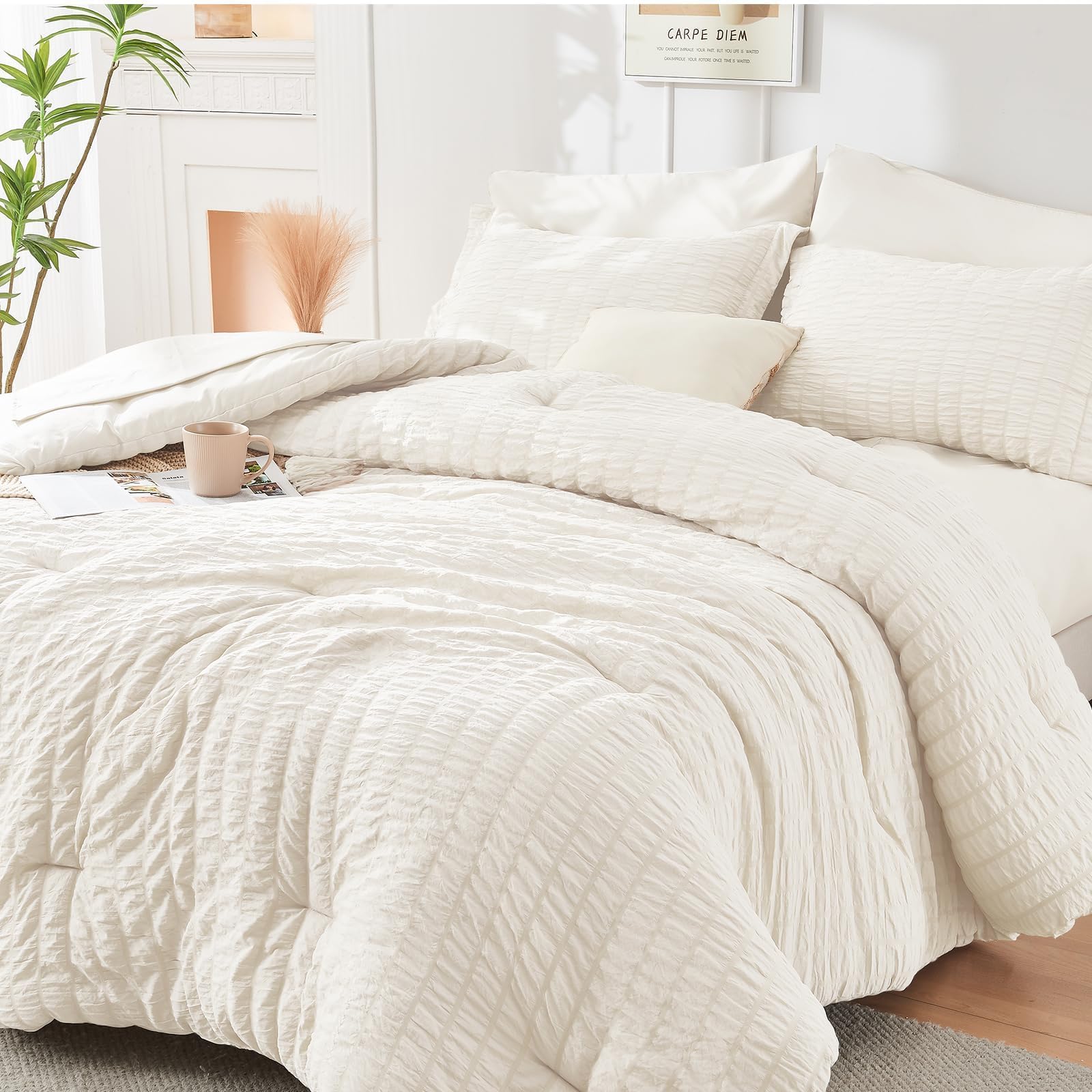 HYMOKEGE couette face entière montrant un tombé ample et confortable