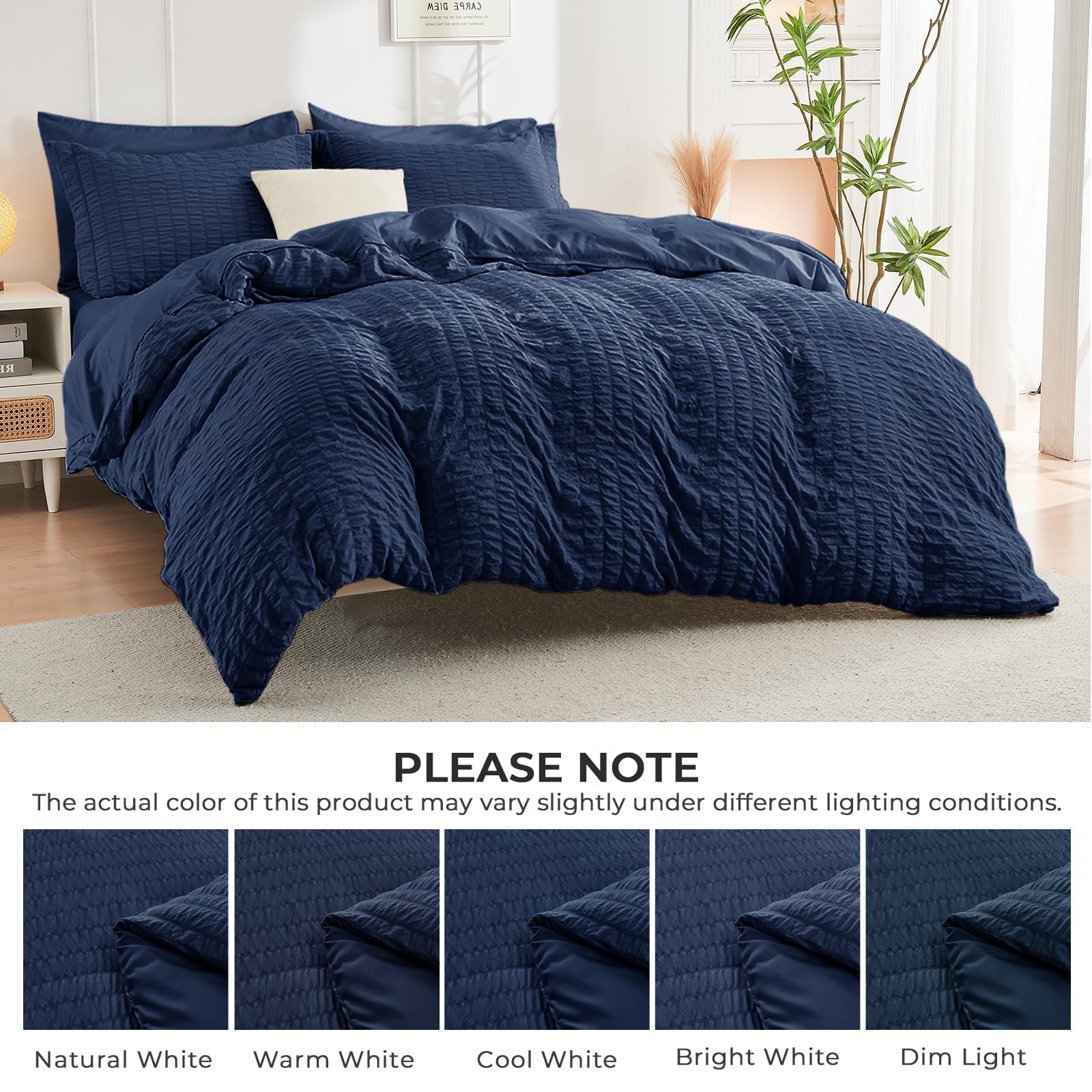 HYMOKEGE ensemble installé dans une chambre stylée, look moderne et coordonné