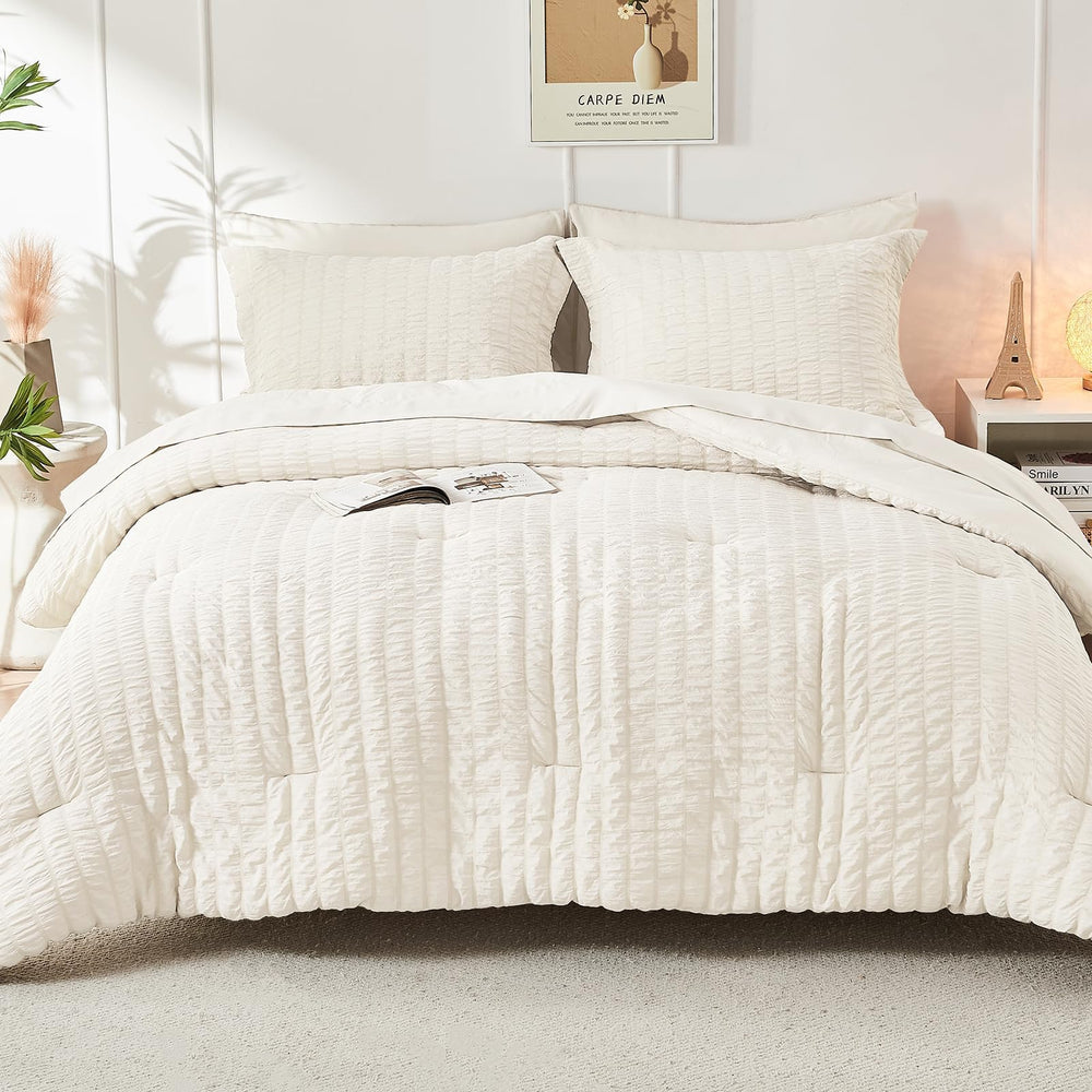 Chambre moderne avec literie HYMOKEGE illustrant ambiance cosy et décoration harmonieuse
