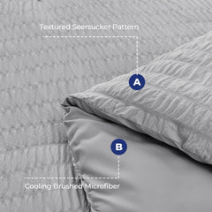 HYMOKEGE chambre mise en scène avec parure gris clair et ambiance apaisante