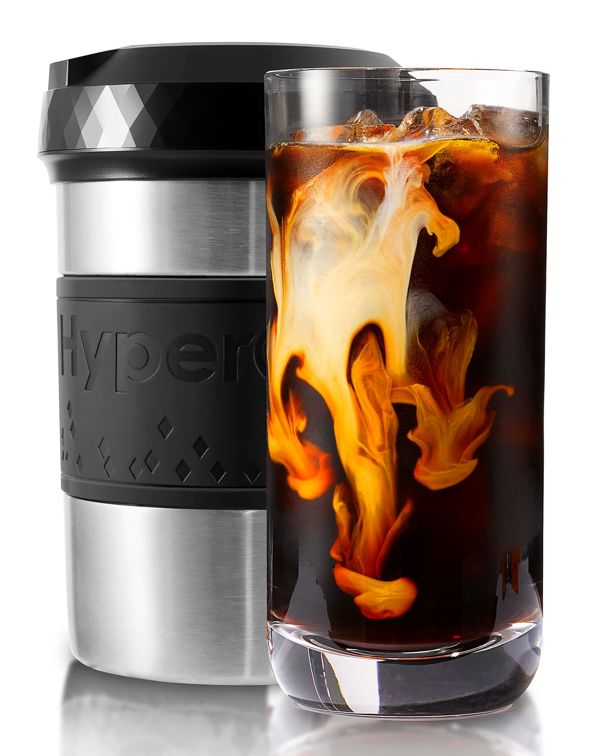 HyperChiller HC2SS face avant acier inoxydable design élégant et refroidissement rapide