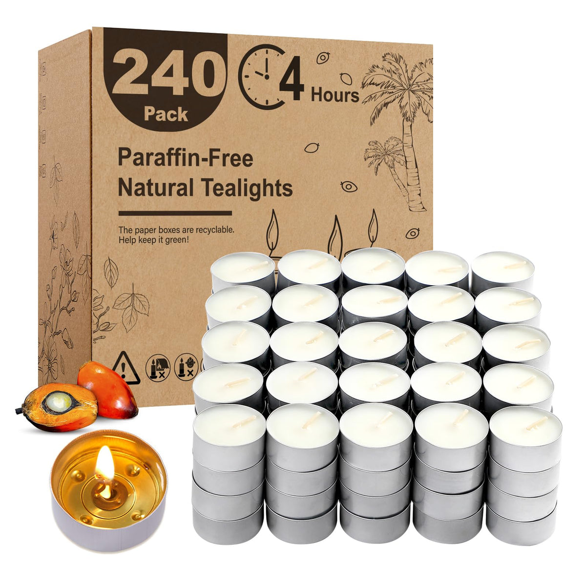 Hypmis packaging 240 chauffe-plat montrant quantité et rangement bénéfice stockage pratique