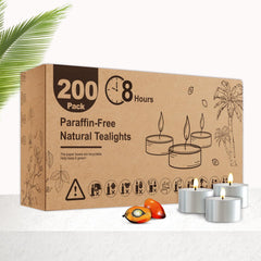 Hypmis emballage de 200 bougies chauffe-plat utile pour grands événements