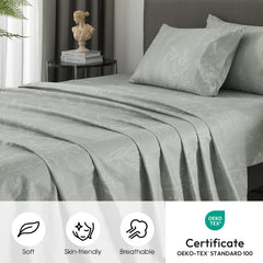 HYPREST gros plan microfibre 1800 fils montrant texture douce et durable