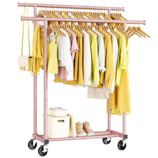 HYSEYY portant face avant rose pour organisation pratique