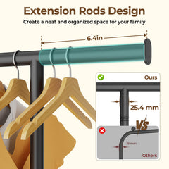 HYSEYY gros plan tube acier 25,4 mm garantissant solidité et durabilité