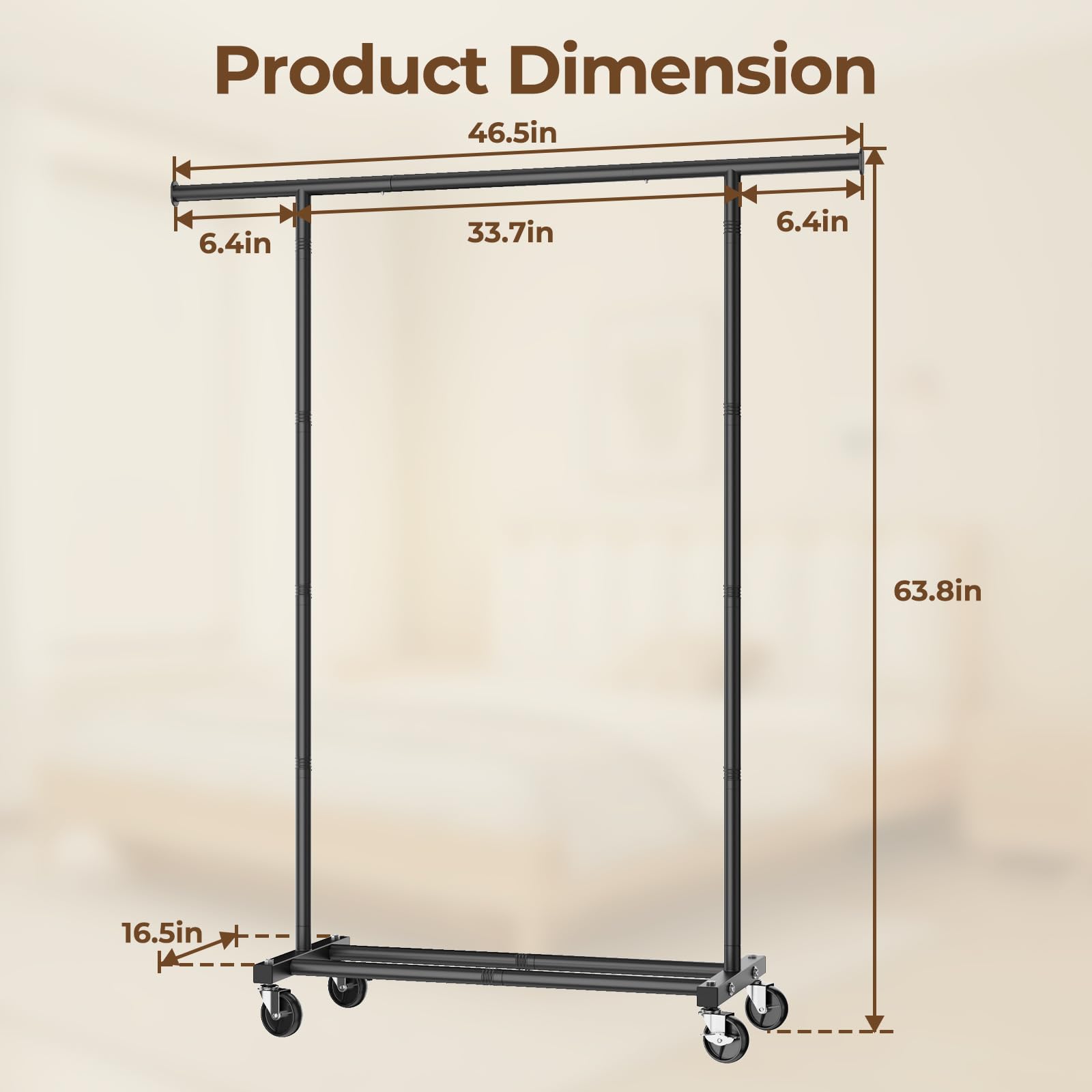 HYSEYY mise en situation dans chambre pour rangement quotidien élégant