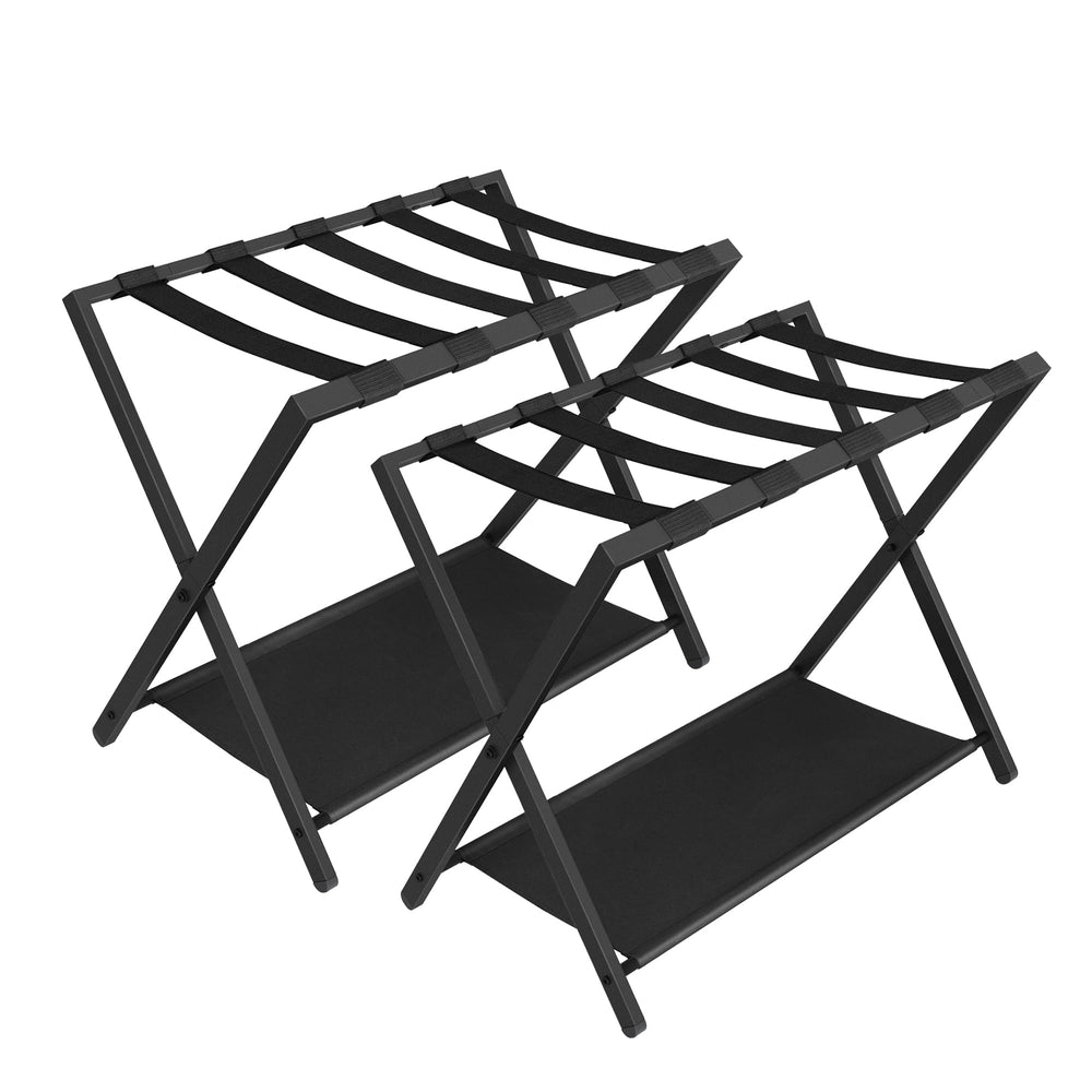 Hzuaneri vue avant du porte-bagages robuste pour valises et organisation