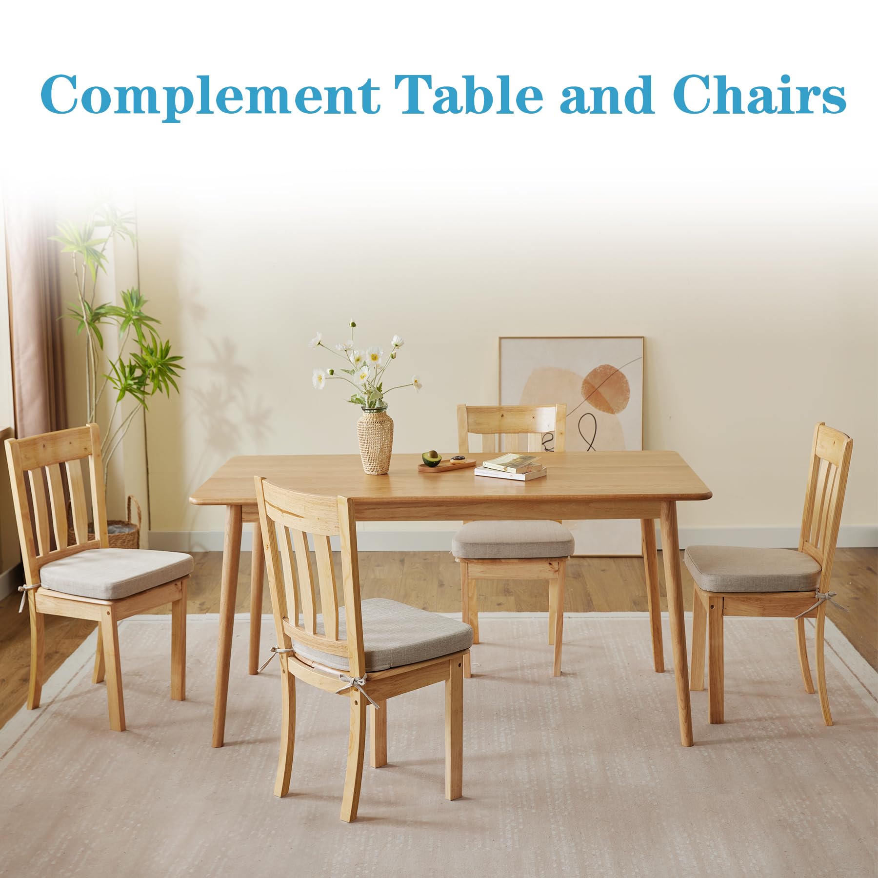 IASEAHK coussin utilisé sur chaise de cuisine améliorant assise