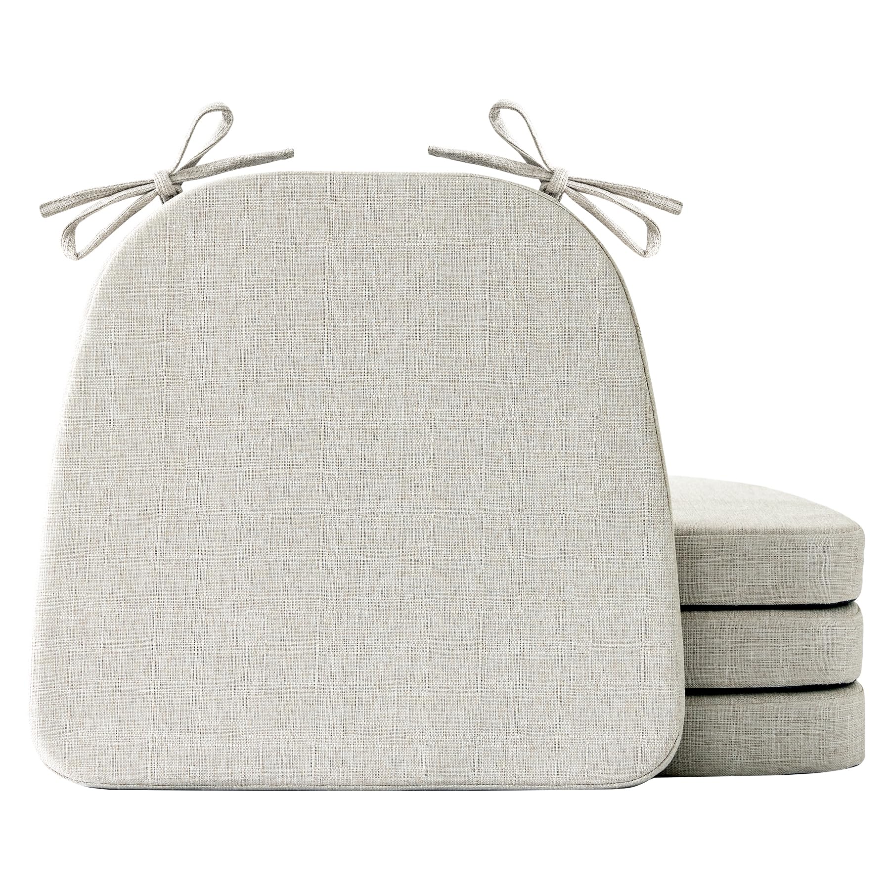 IASEAHK coussins devant de lot de 4 montrant design beige et uniformité