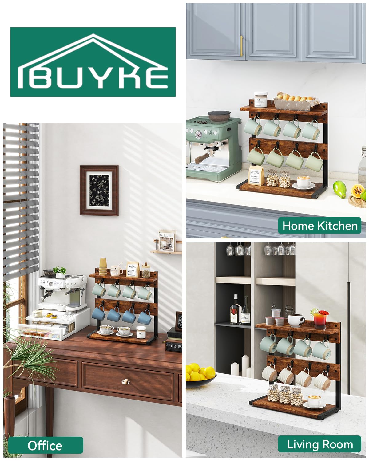IBUYKE ouverture de boîte montrant visserie, notice et pièces incluses