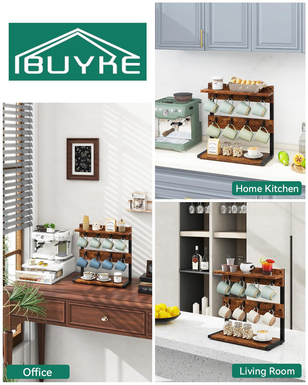 IBUYKE ouverture de boîte montrant visserie, notice et pièces incluses