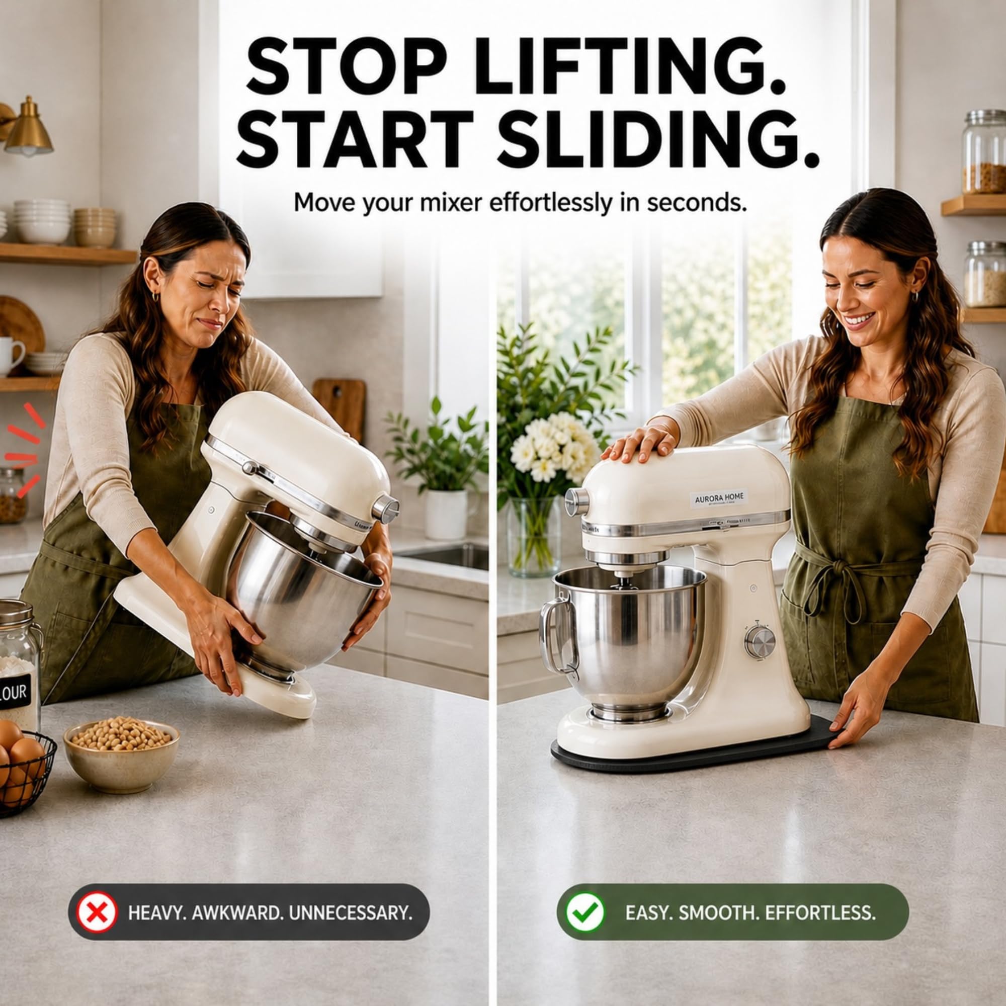 Ibyx Mixer Slider gros plan sur la texture glissante pour un mouvement fluide