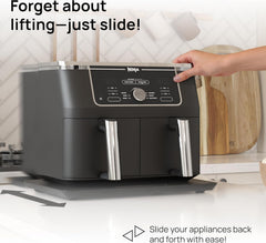 Ibyx plateau avec machine à café facilitant accès quotidien