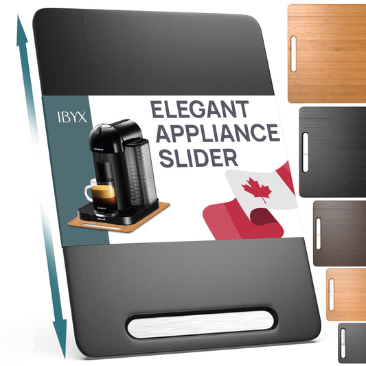 Ibyx plateau coulissant face avant montrant stabilité et design élégant
