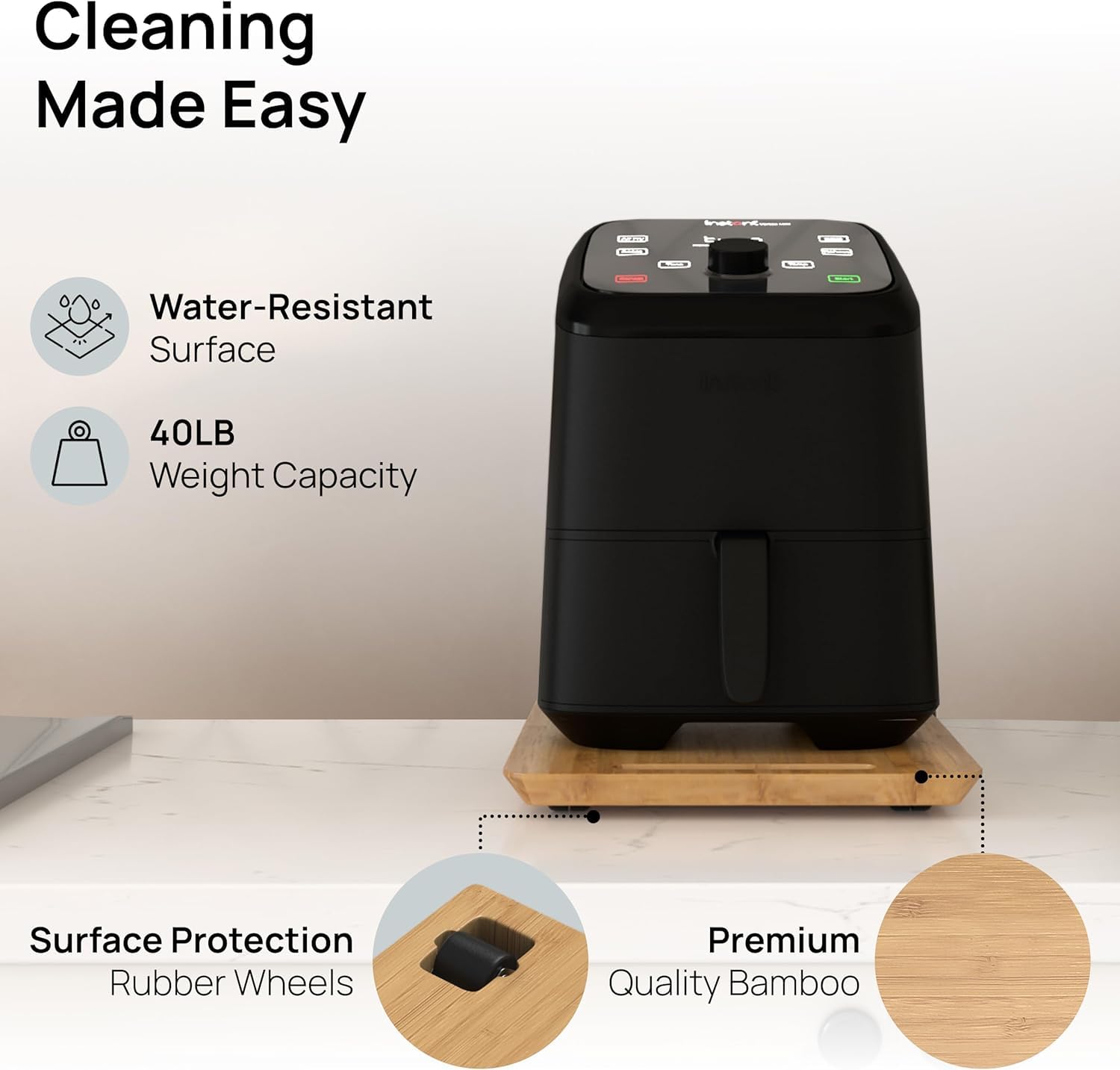 Ibyx plateau en usage sous machine à café facilitant accès et remplissage