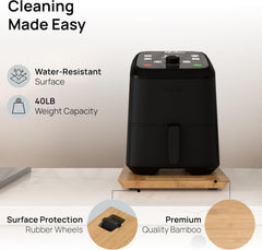 Ibyx plateau en usage sous machine à café facilitant accès et remplissage