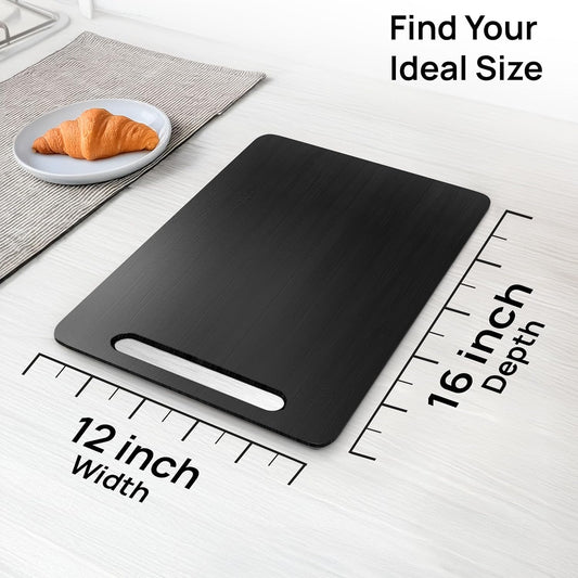 Ibyx plateau coulissant vue de dessus montrant surface résistante et anti-rayures