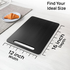 Ibyx plateau coulissant vue de dessus montrant surface résistante et anti-rayures