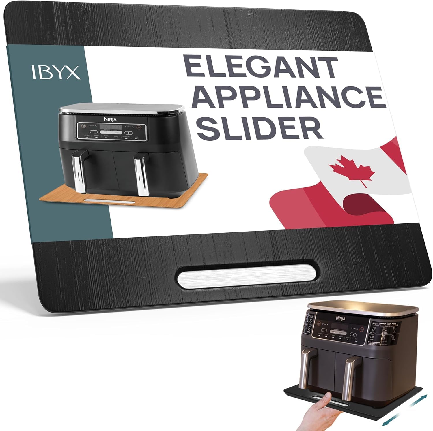 Ibyx plateau devant montrant stabilité et gain de place
