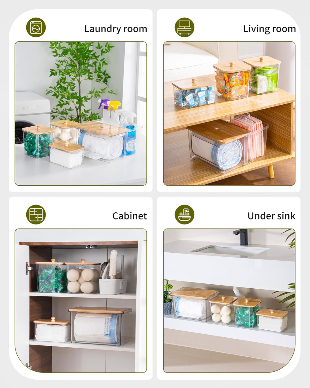 iCASA dans un garde-manger stylé facilitant accès rapide aux produits