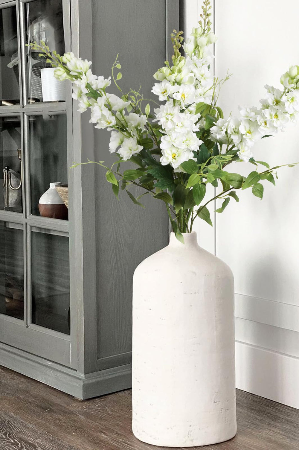 ICBOX composition en vase haut illustrant effet vertical décoratif