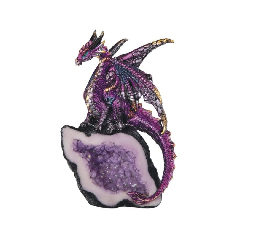 ICE ARMOR dragon violet vue de face pour décoration attirant le regard