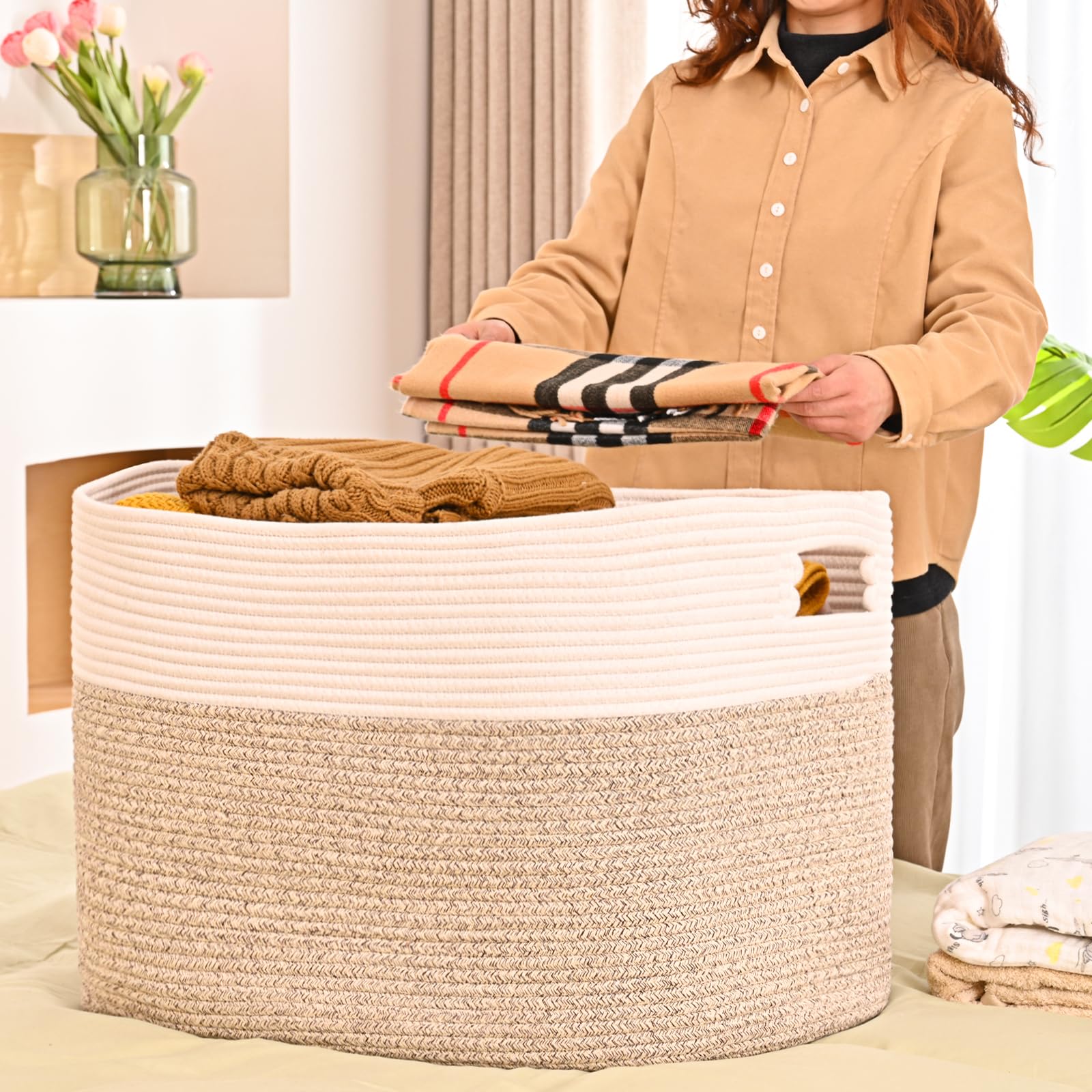 ICERZCZ panier face avant montrant design élégant et capacité