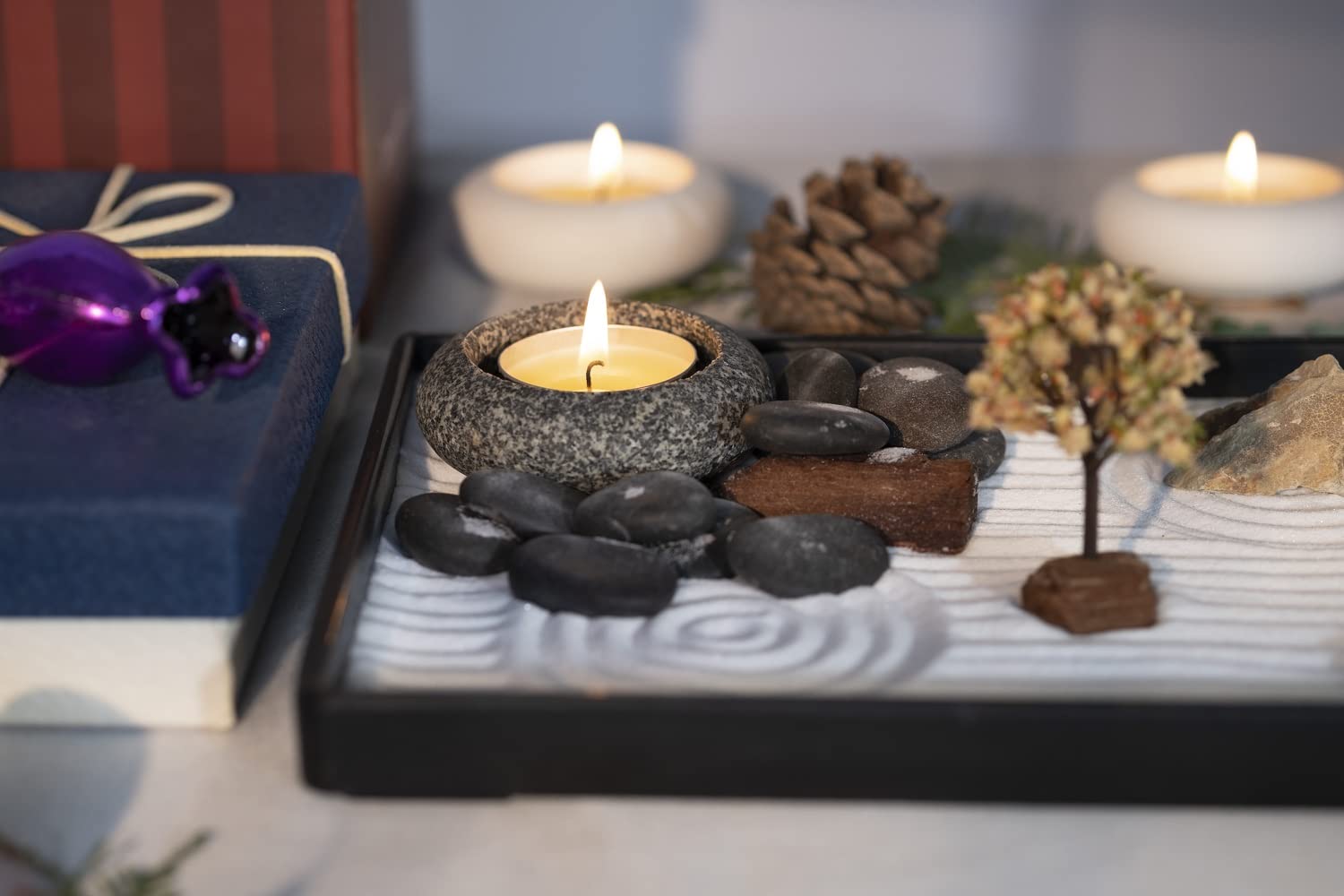 ICNBUYS texture du sable avec motifs pour relaxation tactile