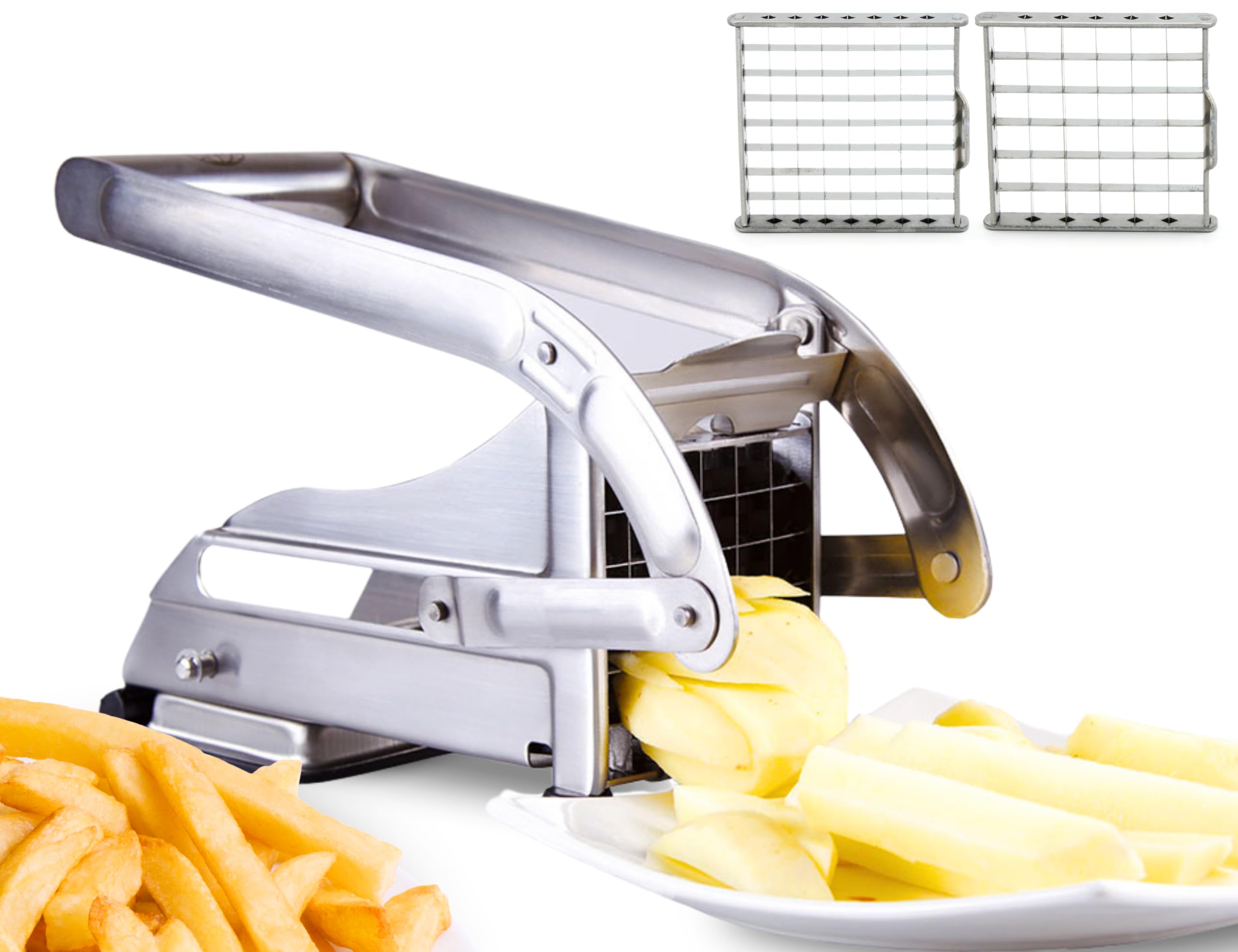 ICO coupe-frites devant montrant design robuste et finition inox pour résultats réguliers
