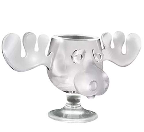 ICUP tasse moose vue avant montrant la silhouette et l'effet festif