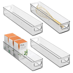 iDesign bac avant packaging montrant design transparent et gain d’espace