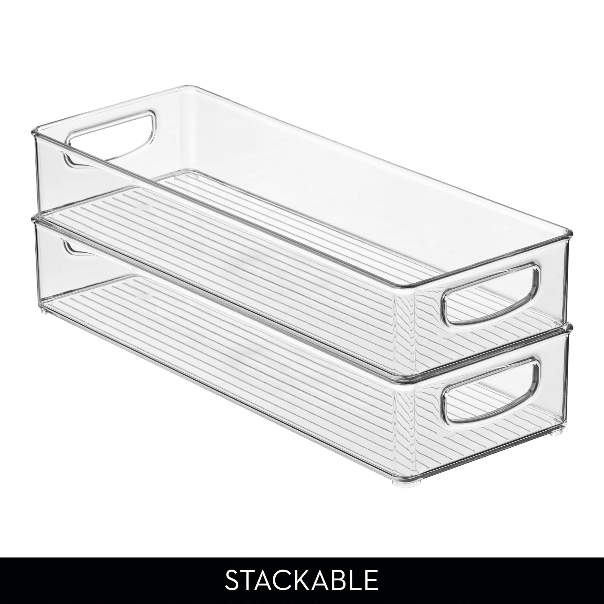 iDesign bac rempli d'épices et condiments garde tout visible et accessible