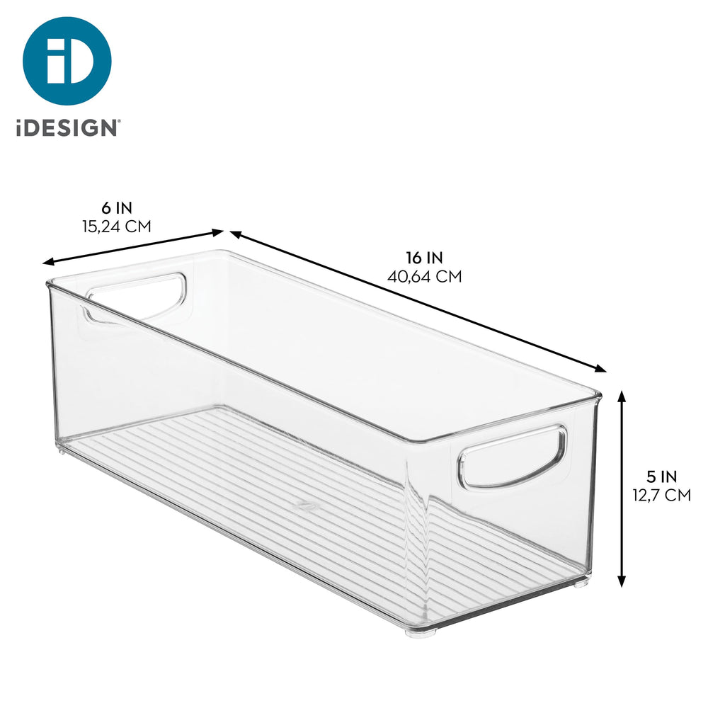 iDesign bac rempli de snacks visibles pour repérage rapide