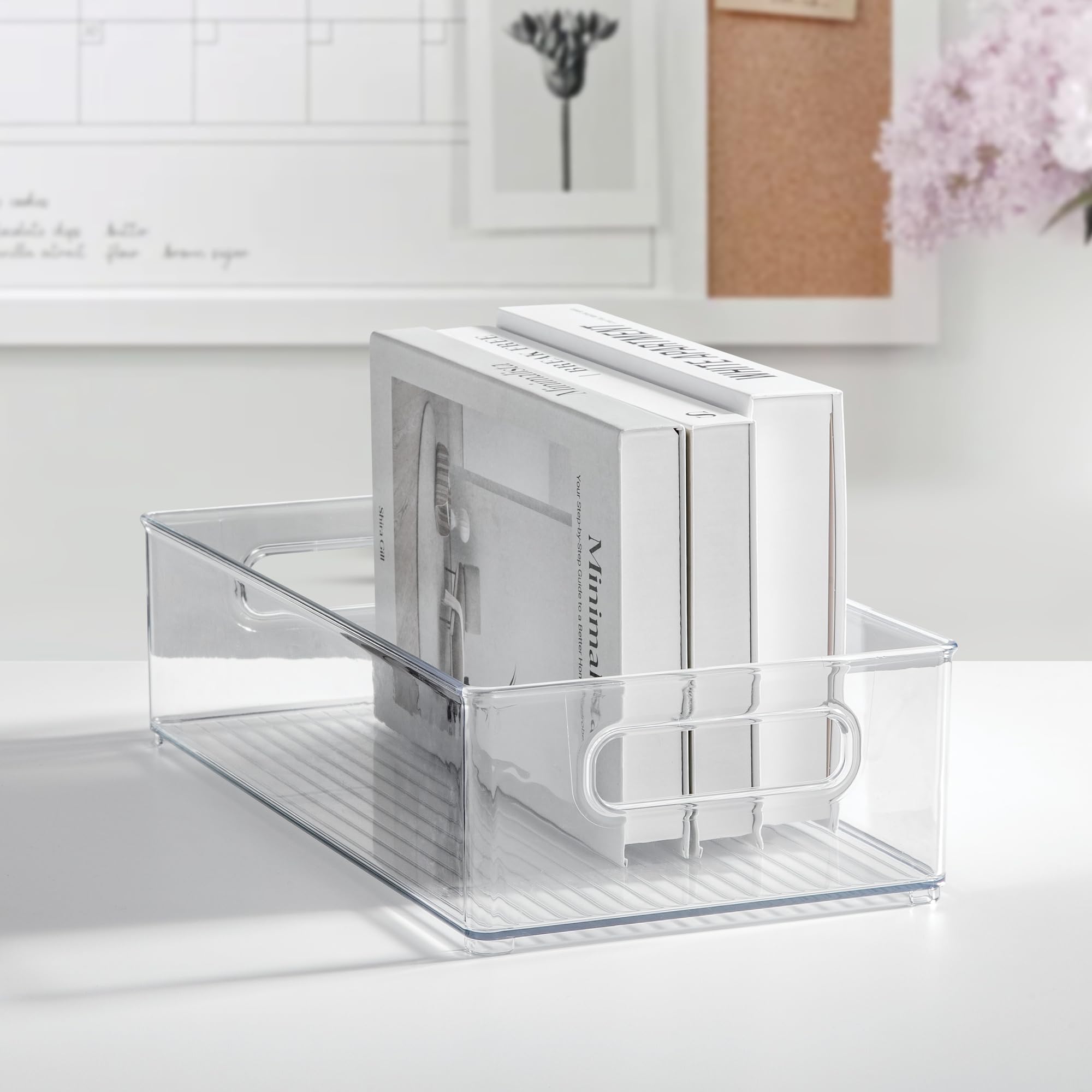 iDesign bac placé dans tiroir de frigo, gain de place immédiat