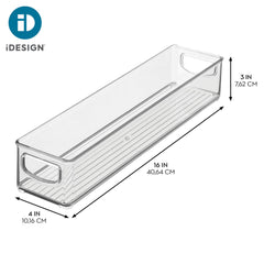iDesign bacs empilés sur étagère multiplient capacité de stockage visible